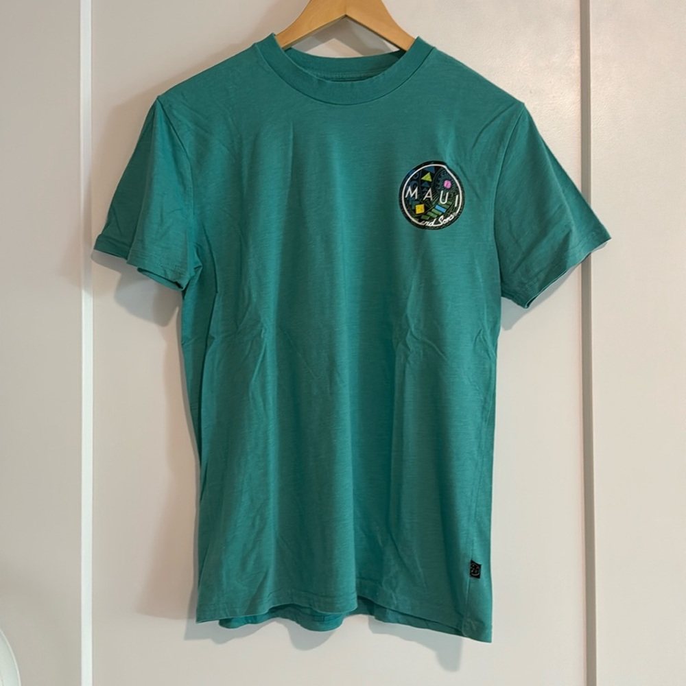 Maui and Sons Teal Graphic Short Sleeve Tee